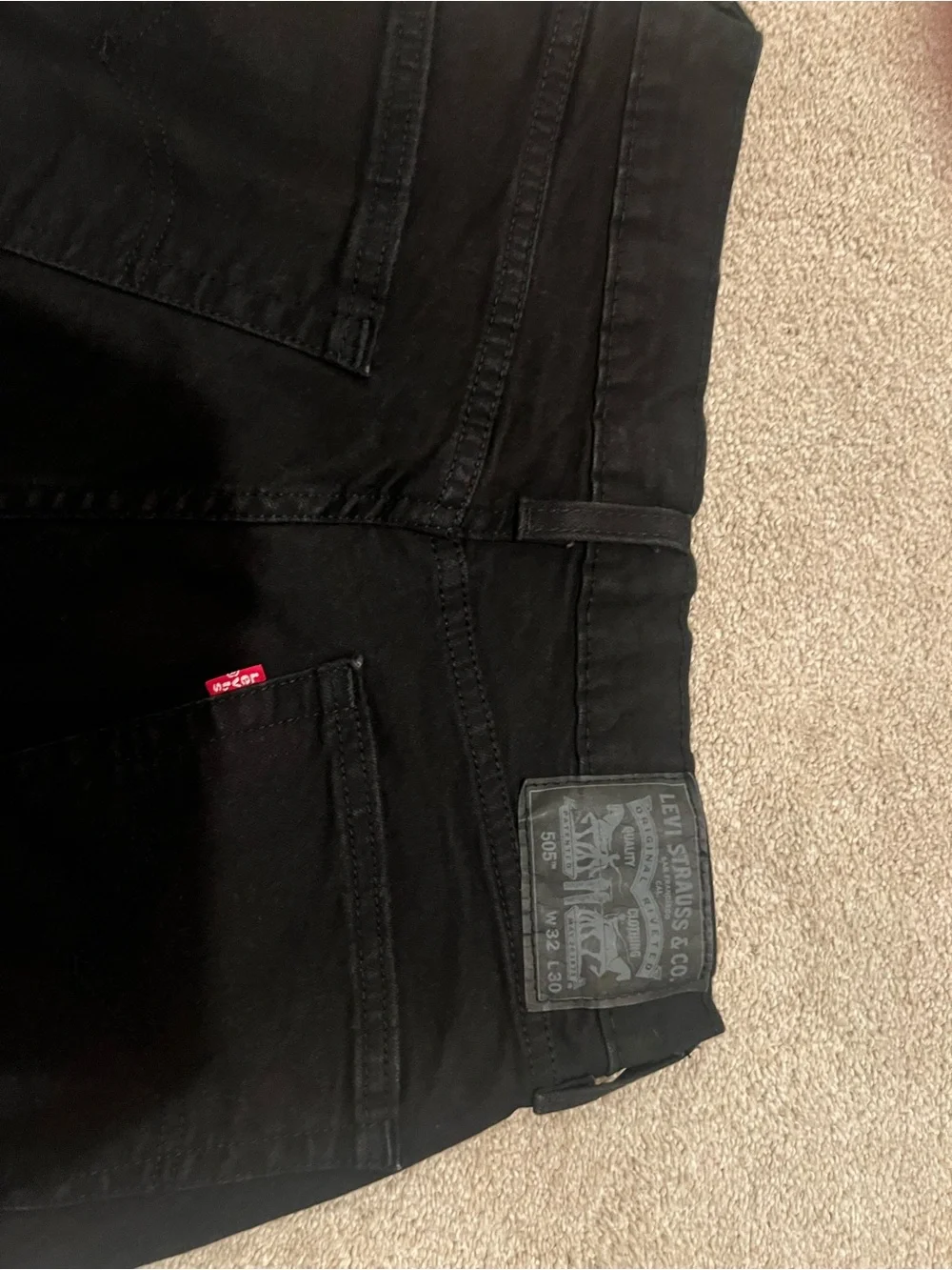 Levi's Men's Black Straight-Leg Jeans